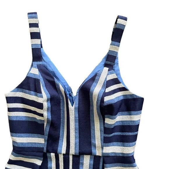 BCBGeneration Striped Dress Blue White Size 0 - Picture 3 of 7